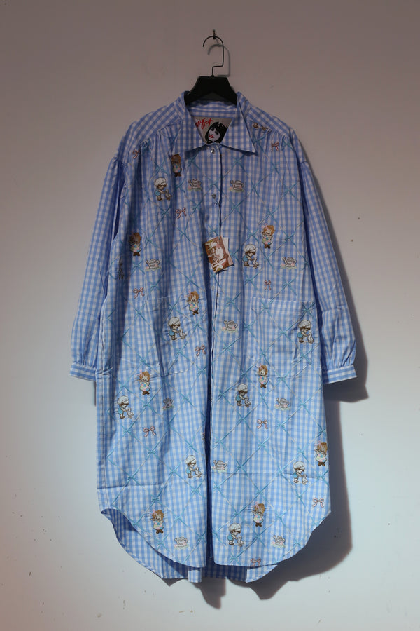 Jennyfax children's dream gown JFAW21B011 blue plaid